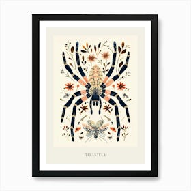 Colourful Insect Illustration Tarantula 12 Poster Art Print