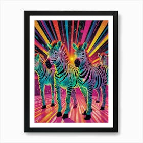 Zebras 1 Art Print