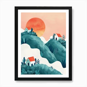 House On The Hill 10 Art Print