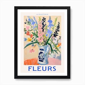 French Flower Poster Snapdragon Art Print