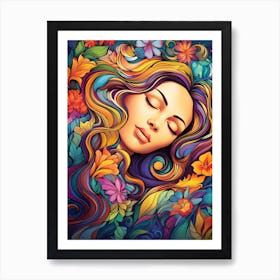 Dreaming Dream Girl Art Print