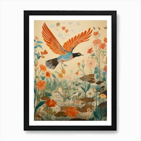 Swallow 1 Detailed Bird Painting Art Print
