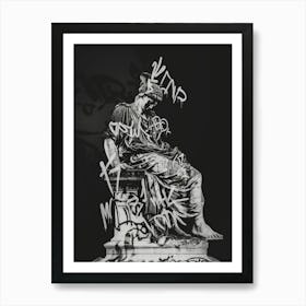 Graffiti - Statue Of Liberty Art Print