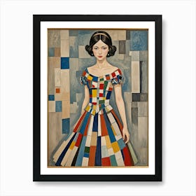 Lady In A Dress no2 Art Print