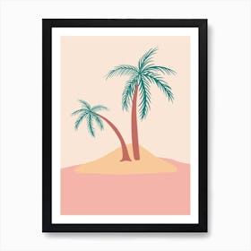 Sunday Palms Art Print