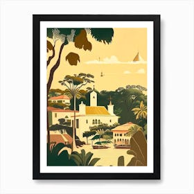 Curaçao Rousseau Inspired Tropical Destination Art Print