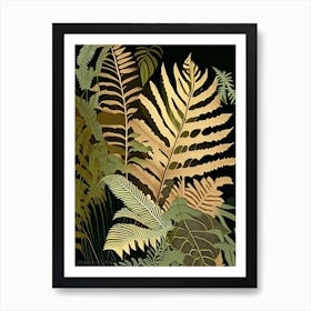 Royal Fern Rousseau Inspired Art Print