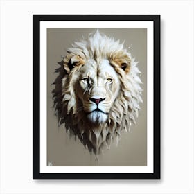 Lion Head 51 Art Print