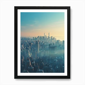 New York City Skyline 4 Art Print