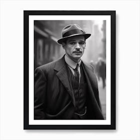 Gangster Art Noodles Once Upon A Time In America B&W Art Print