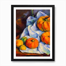 Kabocha Squash Cezanne Style vegetable Art Print