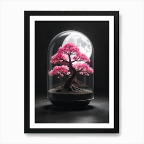 Bonsai Tree Under Glass Art Print