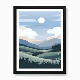 Landscape Illustration 2 Art Print