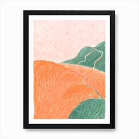 Sand Dunes Art Print