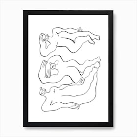 Three Nudes Art Print