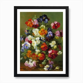 Pansy Painting 2 Flower Art Print