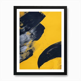 Abstract Brushstrokes Art Print