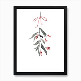 Mistletoe Art Print