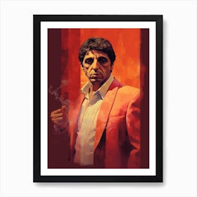 Gangster Art Tony Montana Scarface 2 Art Print