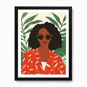 Afro-American Woman 42 Art Print