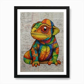 Lizard 14 Art Print