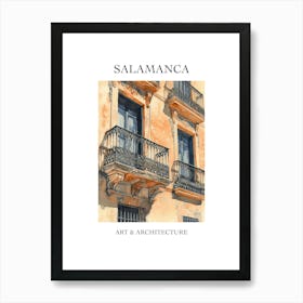 Salamanca Travel And Architecture Poster 2 Art Print