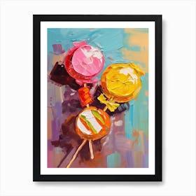 Candies Oil Painting 1 Art Print