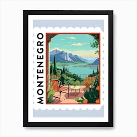 Montenegro 1 Travel Stamp Poster Art Print