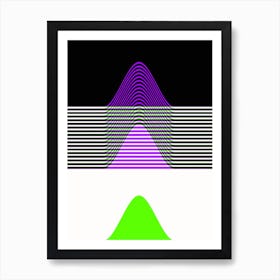 Purple Wave Art Print