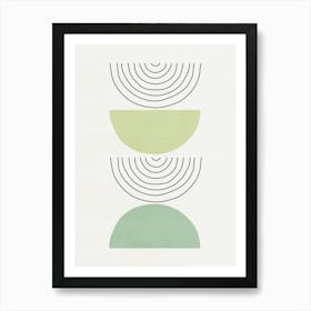 Lines and Shapes - G01 Art Print