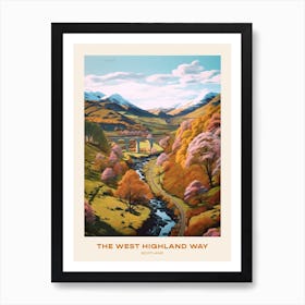 The West Highland Way Scotland 1 Hike Poster Art Print