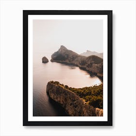 Coast Mallorca Viewpoint - Formentor by sunrise - travel photography Art Print