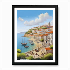 Lisbon, Portugal, Atlantic Ocean. Art Print