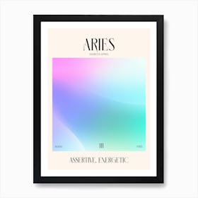 Aries Zodiac Sign Art Print