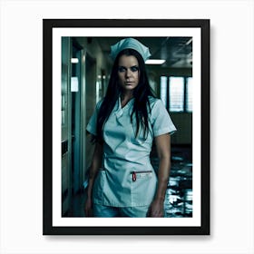 Trouble Sleeping In The Hospital-Call The Night Nurse - Reimagined 10 Art Print