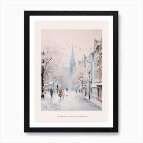 Dreamy Winter Painting Poster London United Kingdom 5 Poster