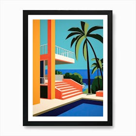 Acapulco, Mexico, Bold Outlines 2 Art Print