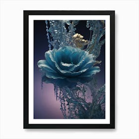 Blue Flower Art Print