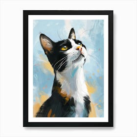 Cat Painting 6 Art Print