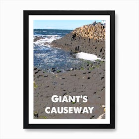 Giant's Causeway, AONB, Area of Outstanding Natural Beauty, National Park, Nature, Countryside, Wall Print, 1 Art Print