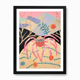 Maximalist Animal Painting Spider 4 Art Print