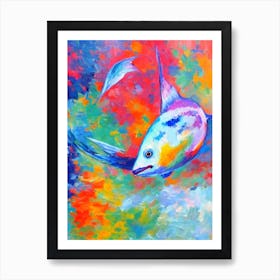 Unicornfish II Matisse Inspired Art Print