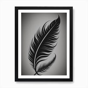 Feather Tattoo Art Print