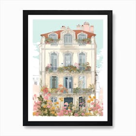 House Of Flowers Lisbon 1 Art Print