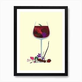 Barolo Wine Art Print