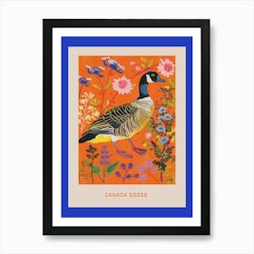 Spring Birds Poster Canada Goose 1 Art Print