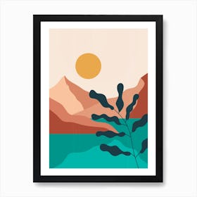 Abstract Landscape Painting Art Print