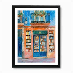 Valencia Book Nook Bookshop 4 Art Print
