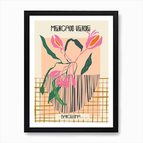 Mercado Verde Barcelona Art Print