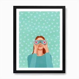 Look For Love Art Print